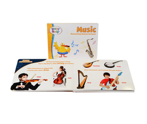 Brainy Baby®Discovering Musical Horizons Board Book for Preschool Children