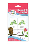 SPANISH & ENGLISH Flashcards SET Simple Words and Phrases for Preschool Children by Brainy Baby®