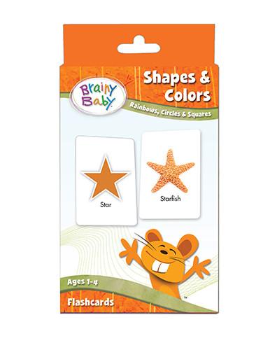 Brainy Baby Shapes & Colors Flash Cards Rainbows, Circles and Squares, Oh My!