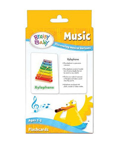 Brainy Baby Music Flashcards Set Discovering Musical Horizons Deluxe Edition