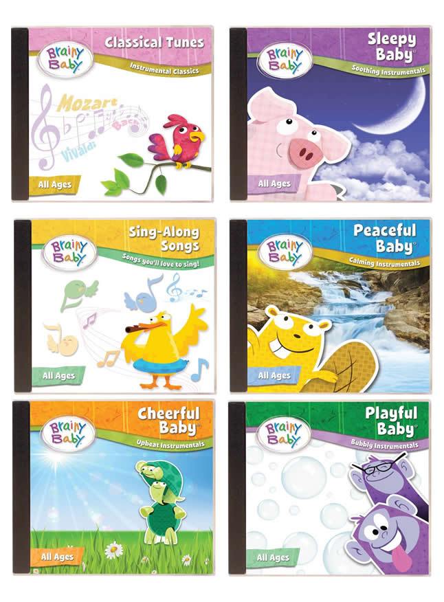 Brainy Baby Music CDs Complete Collection of 6