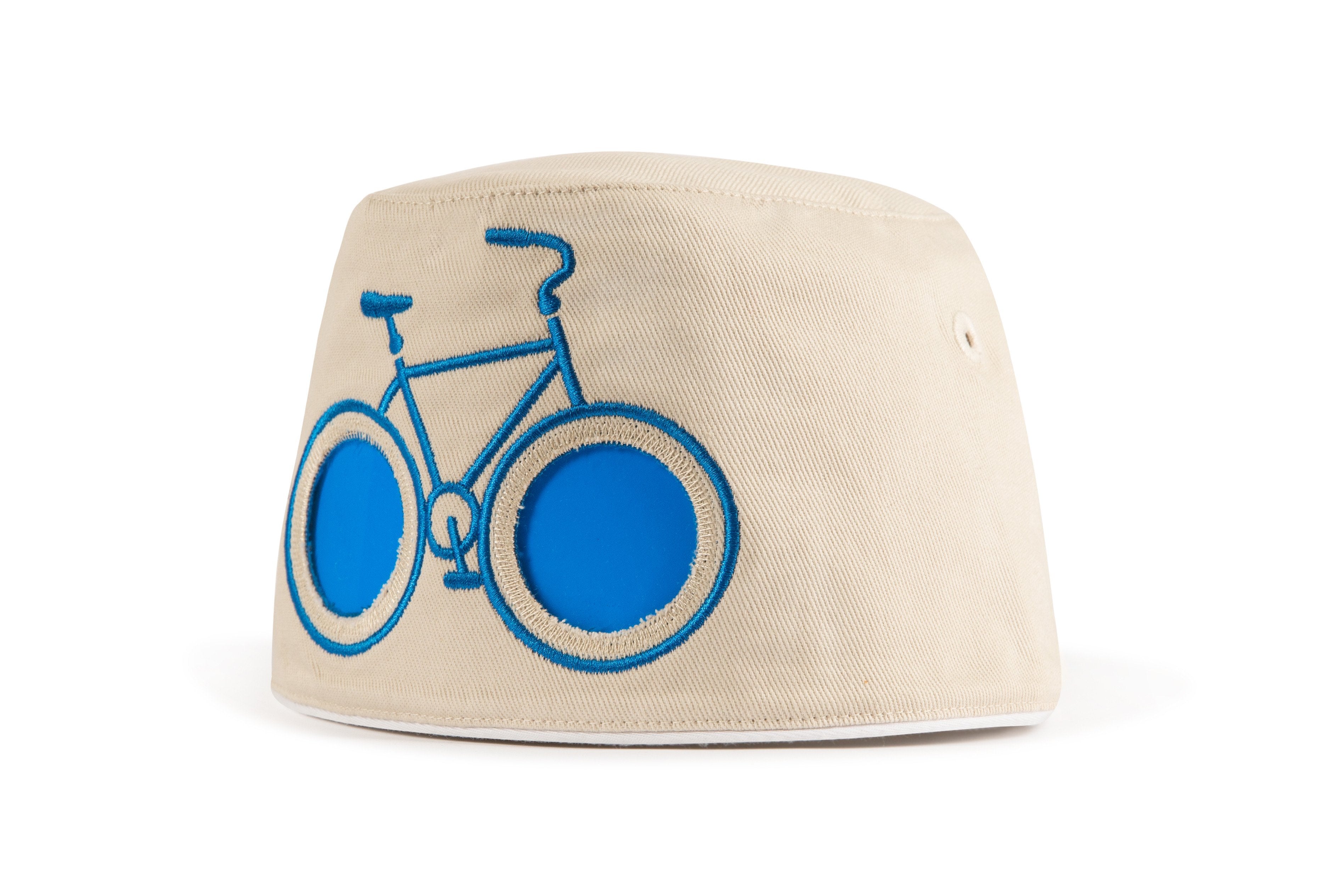 cooeee blue bike sunglasses hat