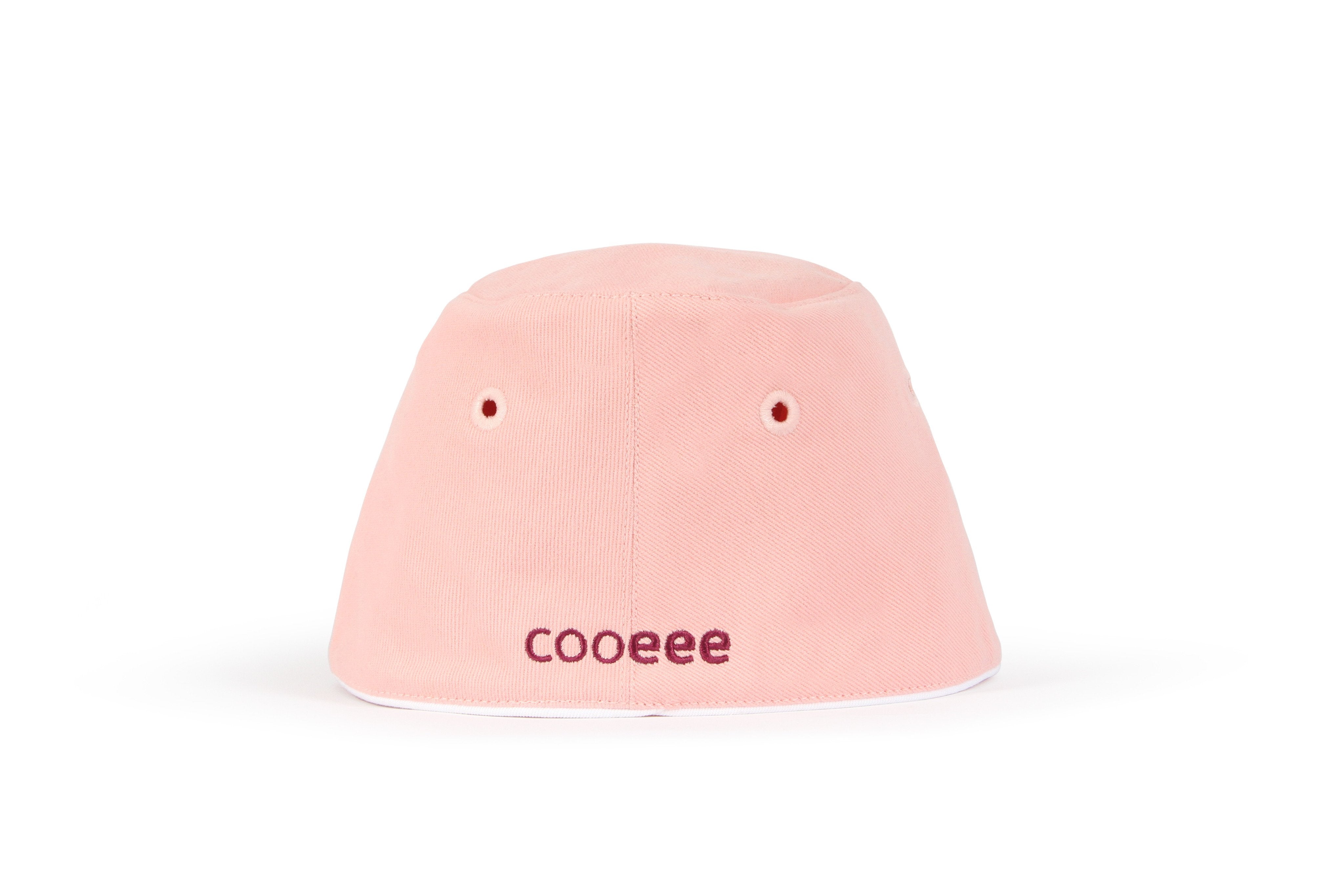 COOEEE Horses Sunglasses Hat Pink and Burgundy with Pink Lenses Back View by Boomerang Baby
