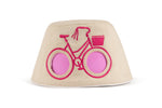 COOEEE Pink Bike Sunglasses Hat Khaki with Pink Lenses by Boomerang Baby
