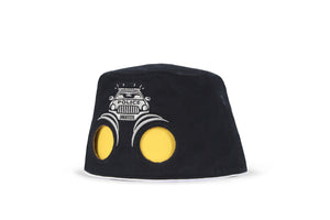 COOEEE Police Car Sunglasses Hat Black with Yellow Lenses by Boomerang Baby