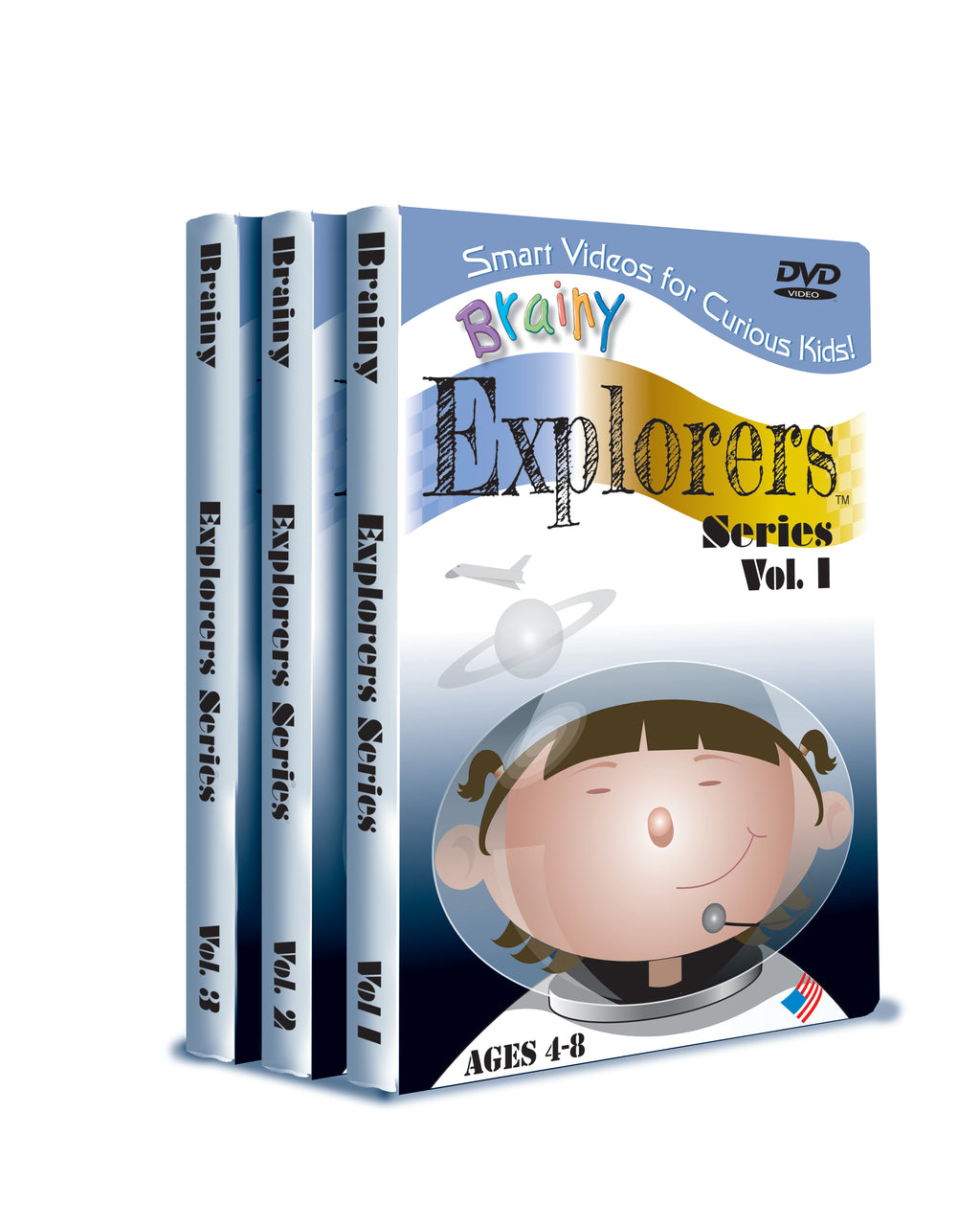 Brainy Explorers Book and DVD Series