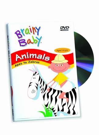 Brainy Baby® Animals Apes to Zebras DVD Classic Edition