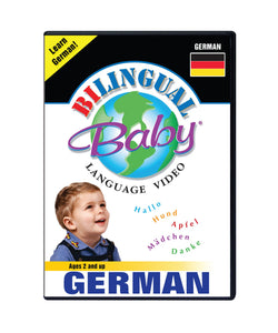 Bilingual Baby Learn German Total Immersion DVD for Babies and Toddlers by Small Fry Beginnings