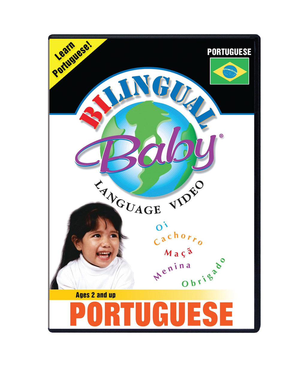 Bilingual Baby Learn Portuguese Total Immersion DVD for Babies and Toddlers by Small Fry Beginnings
