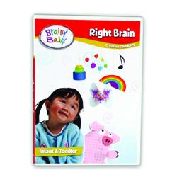 Brainy Baby Right Brain Infant Brain Development DVD Deluxe
