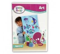 Brainy Baby® Exploring the World of Art Board Book, Flashcards & DVD Collection for Preschool Children