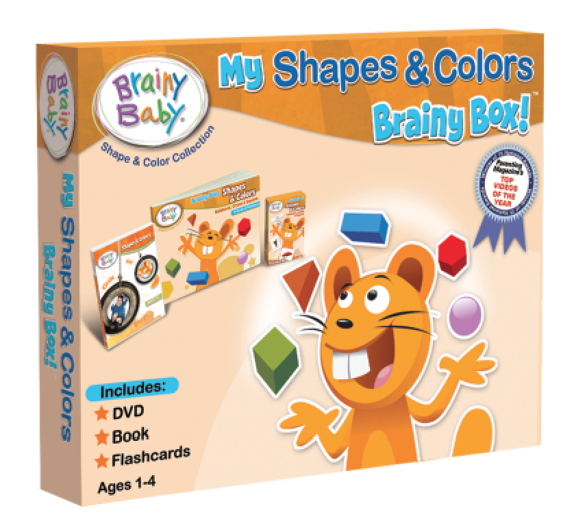 brainy baby my shapes & colors brainy box front cover