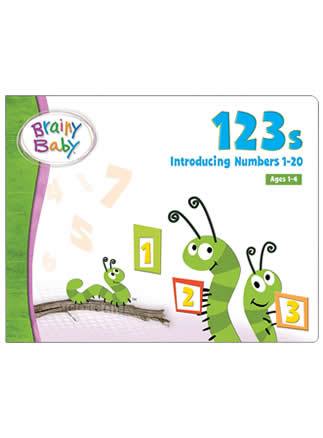 Brainy Baby 123s Board Book Introducing Numbers 1 to 20