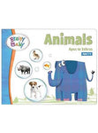 Brainy Baby Animals Board Book Apes to Zebras Deluxe Edition