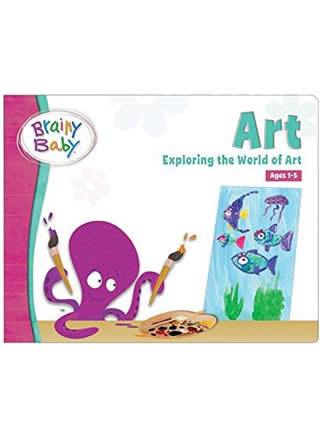  Brainy Baby Art Board Book for Preschool Children Exploring the World of Art