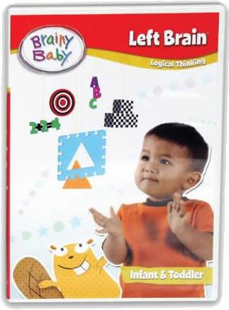 Brainy Baby Left Brain Logical Thinking : Infant Brain Development DVD Deluxe Edition