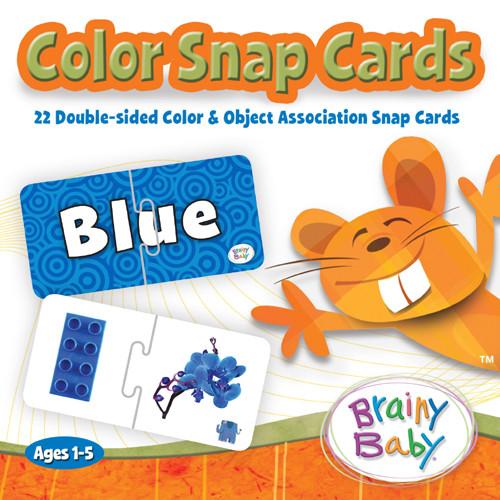 Brainy Baby Color Snap Cards Puzzle Game