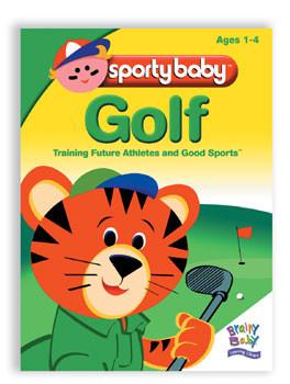 Brainy Baby's Sporty Baby Golf DVD Training Future Athletes and Good Sports